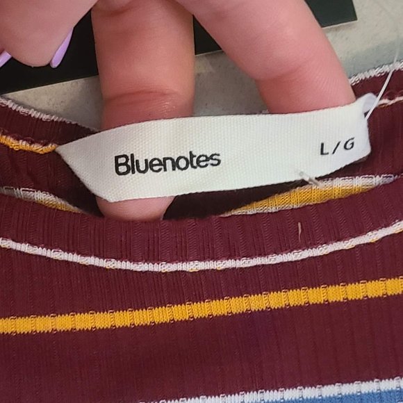 Maroon Striped Bodycon Dress - Picture 5 of 10